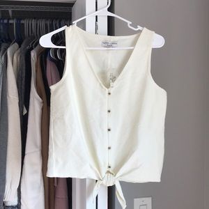 Madewell Tie Crop Tank, NWT